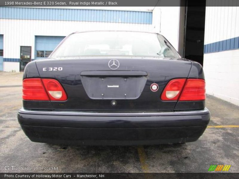 Royal Indigo Metallic / Black 1998 Mercedes-Benz E 320 Sedan