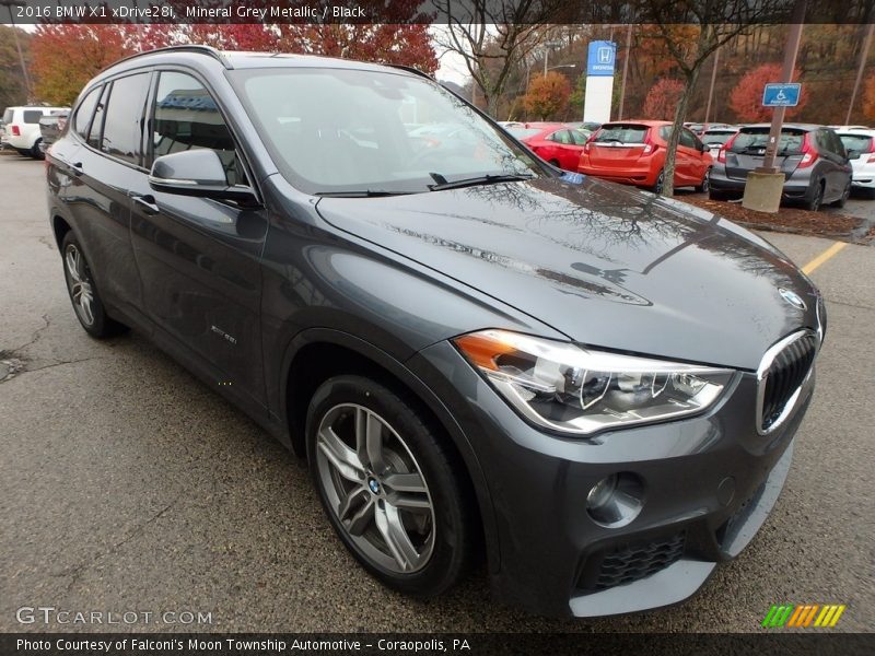 Mineral Grey Metallic / Black 2016 BMW X1 xDrive28i