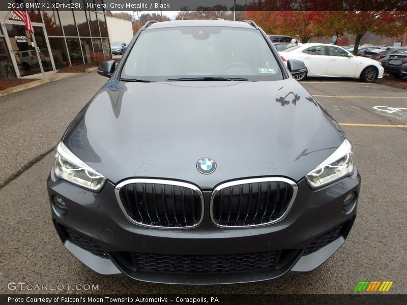 Mineral Grey Metallic / Black 2016 BMW X1 xDrive28i