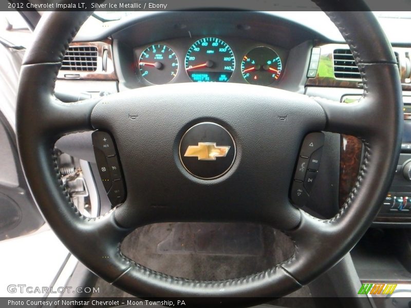 Silver Ice Metallic / Ebony 2012 Chevrolet Impala LT