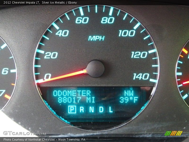 Silver Ice Metallic / Ebony 2012 Chevrolet Impala LT