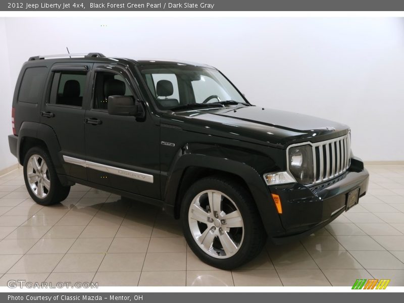 Black Forest Green Pearl / Dark Slate Gray 2012 Jeep Liberty Jet 4x4