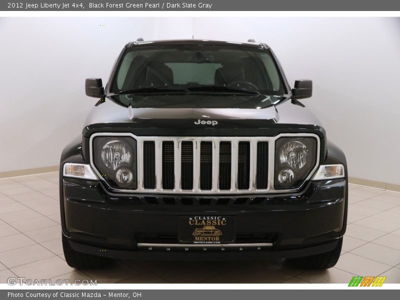 Black Forest Green Pearl / Dark Slate Gray 2012 Jeep Liberty Jet 4x4