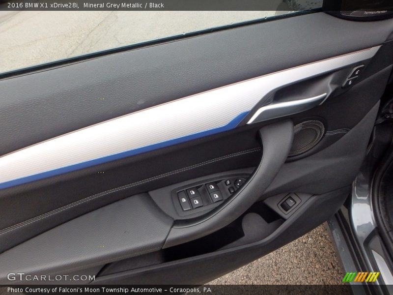Mineral Grey Metallic / Black 2016 BMW X1 xDrive28i