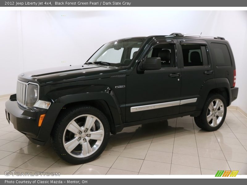 Black Forest Green Pearl / Dark Slate Gray 2012 Jeep Liberty Jet 4x4