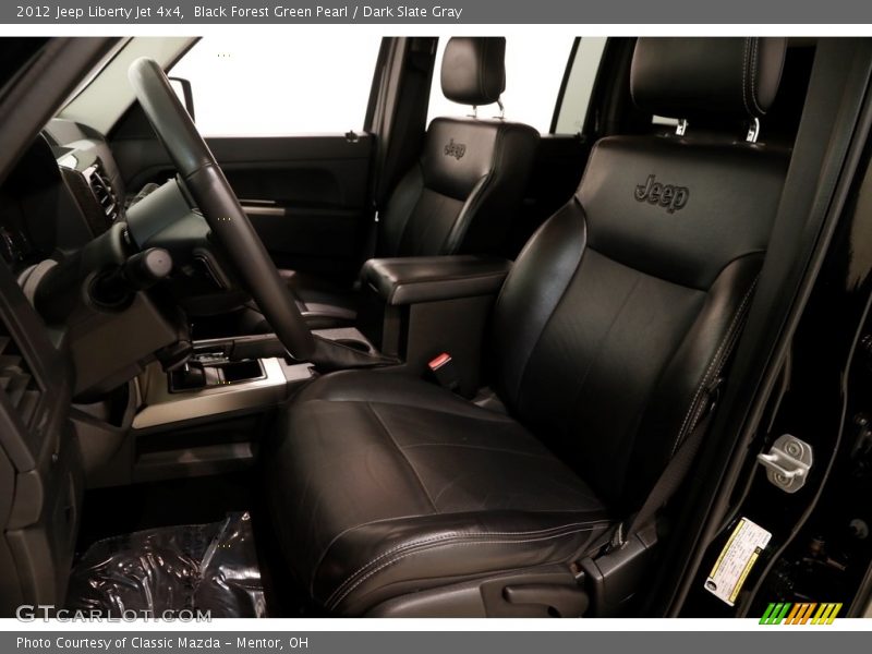 Black Forest Green Pearl / Dark Slate Gray 2012 Jeep Liberty Jet 4x4
