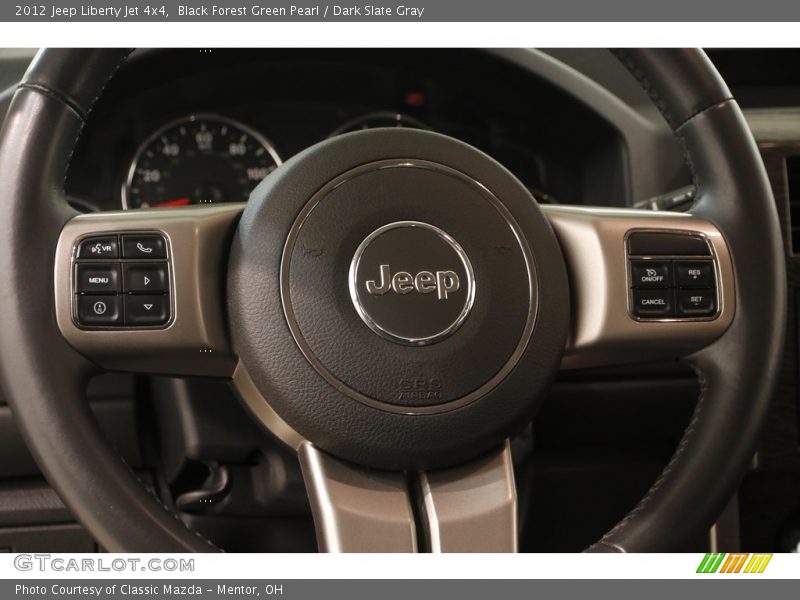 Black Forest Green Pearl / Dark Slate Gray 2012 Jeep Liberty Jet 4x4