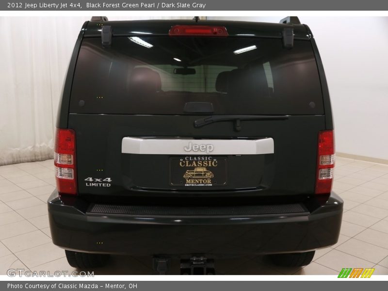 Black Forest Green Pearl / Dark Slate Gray 2012 Jeep Liberty Jet 4x4