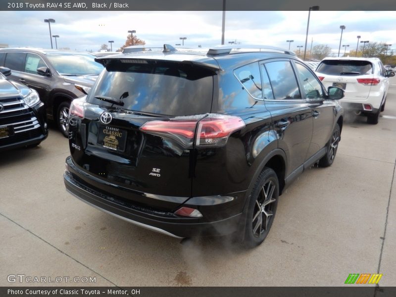 Black / Black 2018 Toyota RAV4 SE AWD
