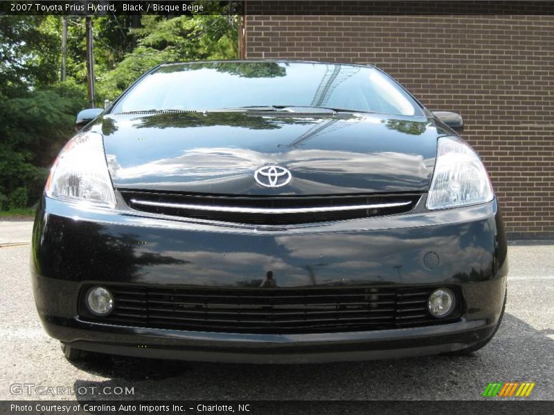Black / Bisque Beige 2007 Toyota Prius Hybrid