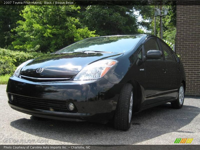 Black / Bisque Beige 2007 Toyota Prius Hybrid