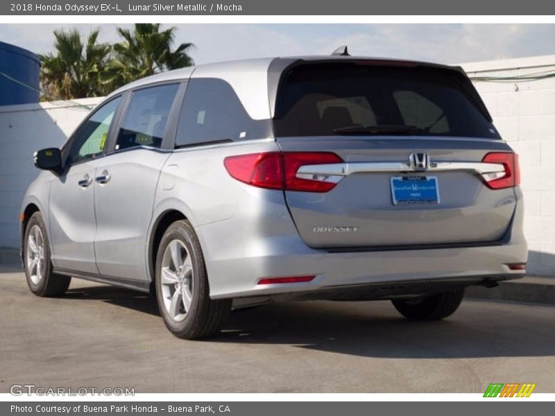 Lunar Silver Metallic / Mocha 2018 Honda Odyssey EX-L