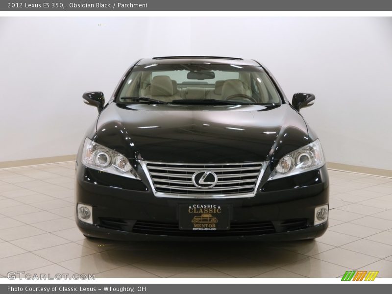 Obsidian Black / Parchment 2012 Lexus ES 350