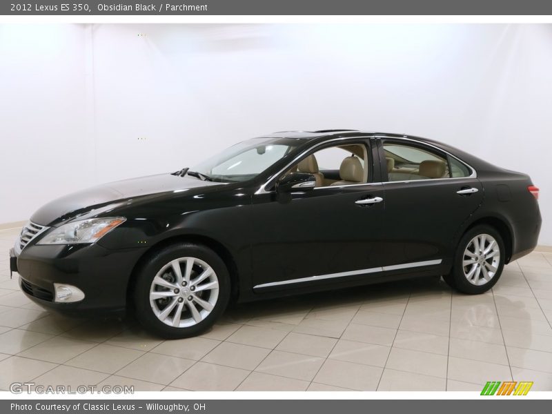 Obsidian Black / Parchment 2012 Lexus ES 350