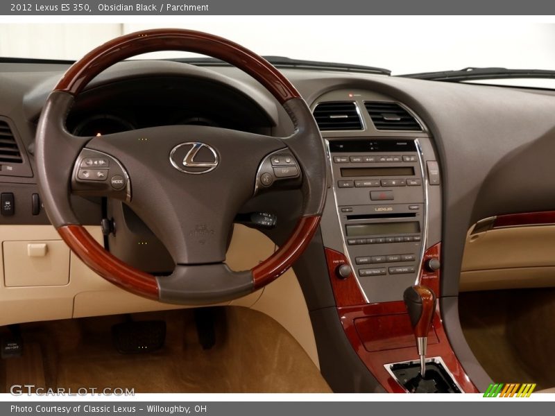 Obsidian Black / Parchment 2012 Lexus ES 350