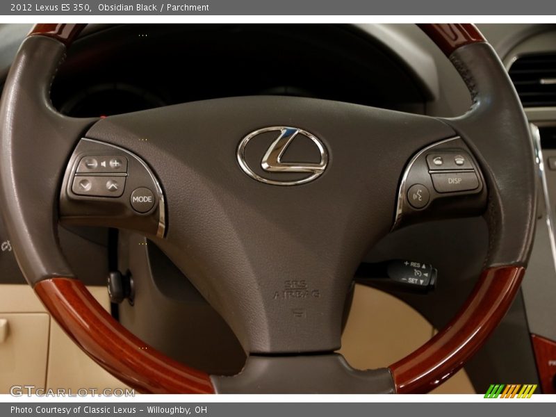 Obsidian Black / Parchment 2012 Lexus ES 350