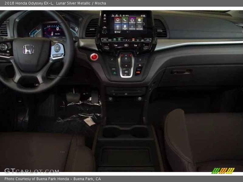 Lunar Silver Metallic / Mocha 2018 Honda Odyssey EX-L