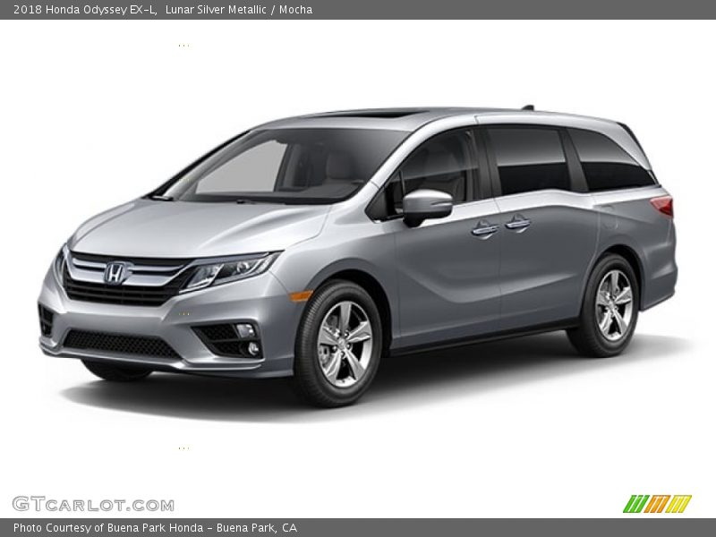 Lunar Silver Metallic / Mocha 2018 Honda Odyssey EX-L