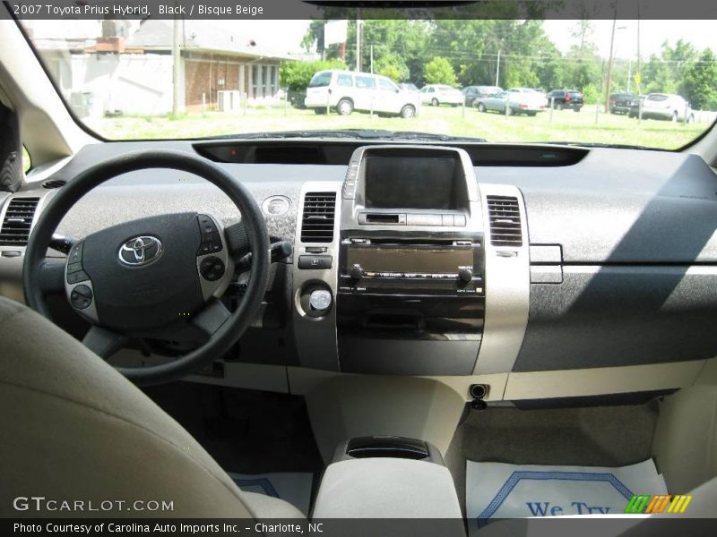 Black / Bisque Beige 2007 Toyota Prius Hybrid