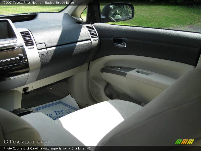 Black / Bisque Beige 2007 Toyota Prius Hybrid