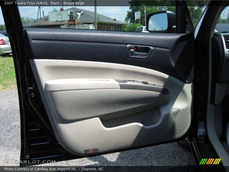 Black / Bisque Beige 2007 Toyota Prius Hybrid