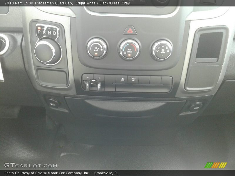Bright White / Black/Diesel Gray 2018 Ram 1500 Tradesman Quad Cab