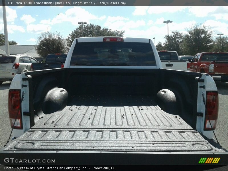 Bright White / Black/Diesel Gray 2018 Ram 1500 Tradesman Quad Cab