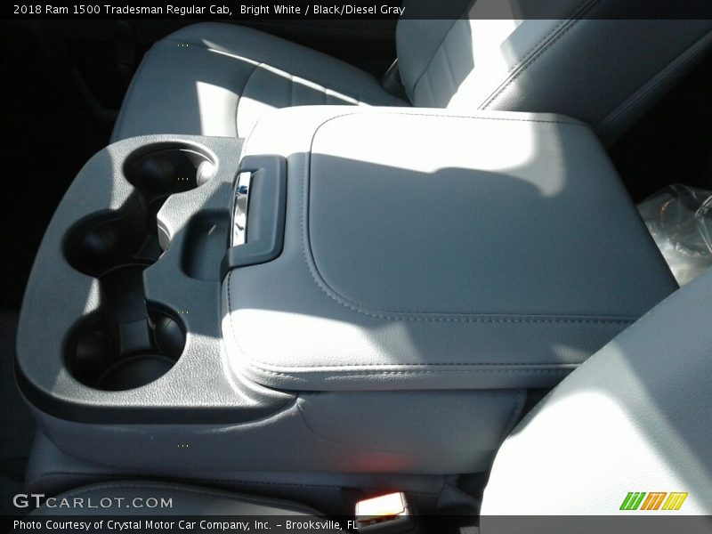 Bright White / Black/Diesel Gray 2018 Ram 1500 Tradesman Regular Cab