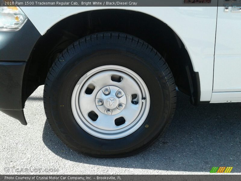 Bright White / Black/Diesel Gray 2018 Ram 1500 Tradesman Regular Cab