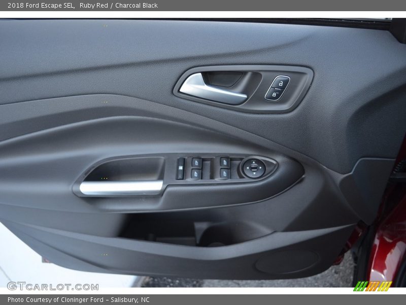 Ruby Red / Charcoal Black 2018 Ford Escape SEL