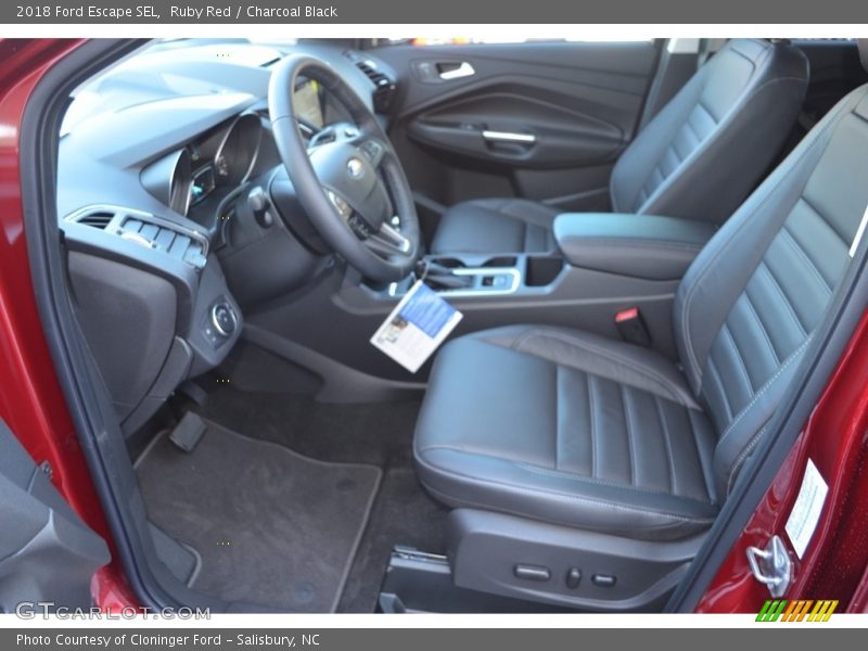Ruby Red / Charcoal Black 2018 Ford Escape SEL