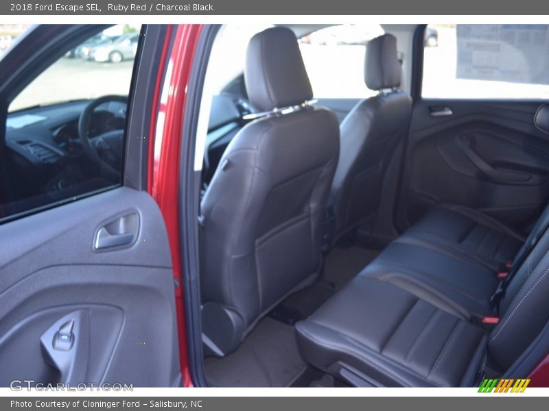 Ruby Red / Charcoal Black 2018 Ford Escape SEL