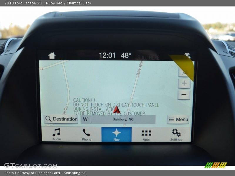 Ruby Red / Charcoal Black 2018 Ford Escape SEL