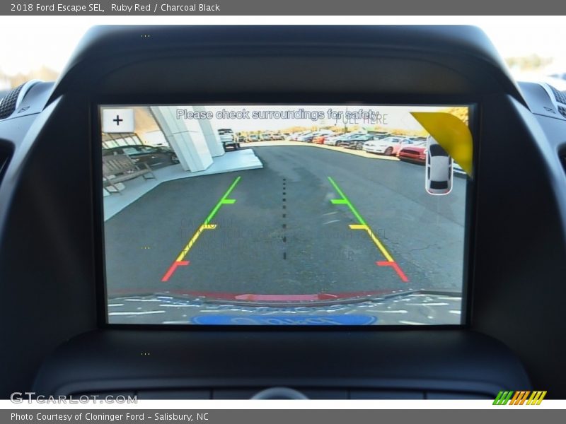 Ruby Red / Charcoal Black 2018 Ford Escape SEL