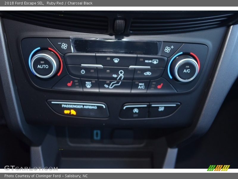 Ruby Red / Charcoal Black 2018 Ford Escape SEL
