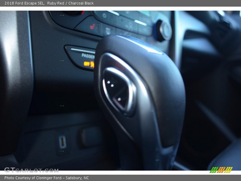Ruby Red / Charcoal Black 2018 Ford Escape SEL