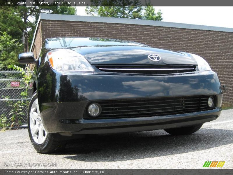Black / Bisque Beige 2007 Toyota Prius Hybrid