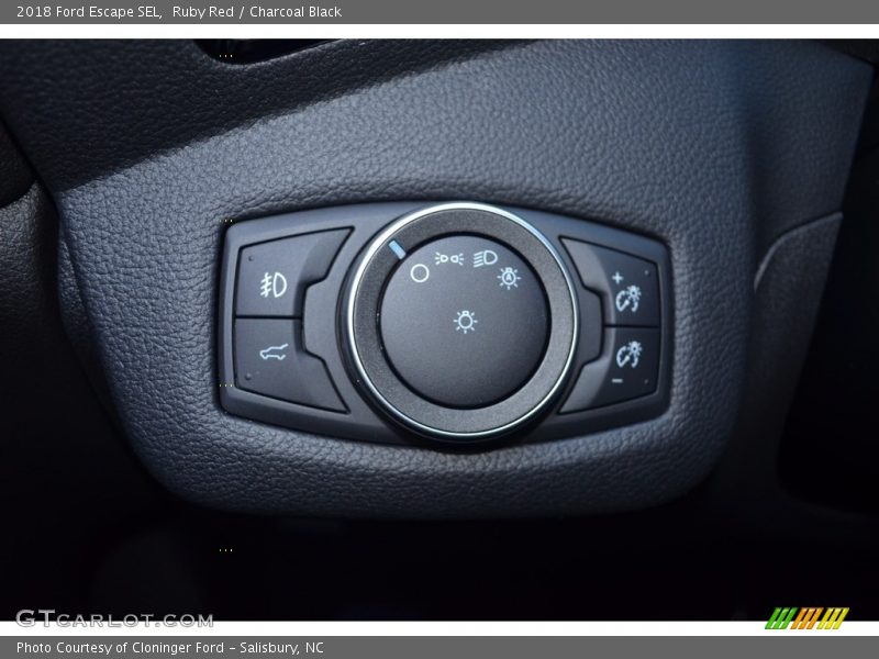 Ruby Red / Charcoal Black 2018 Ford Escape SEL