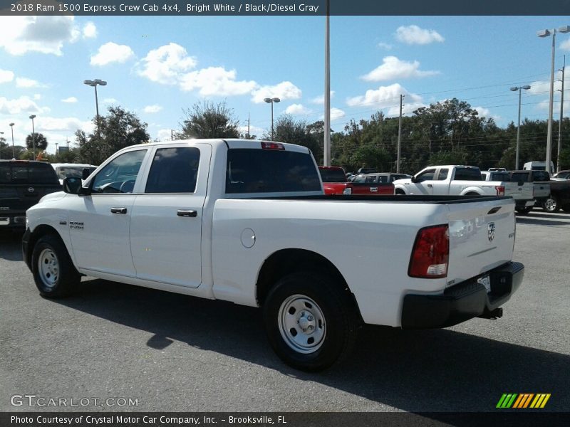 Bright White / Black/Diesel Gray 2018 Ram 1500 Express Crew Cab 4x4