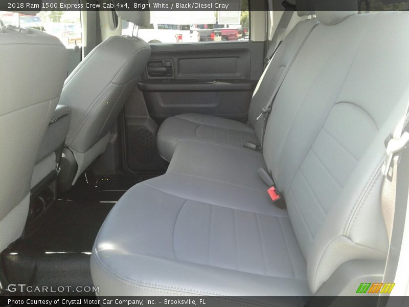 Bright White / Black/Diesel Gray 2018 Ram 1500 Express Crew Cab 4x4