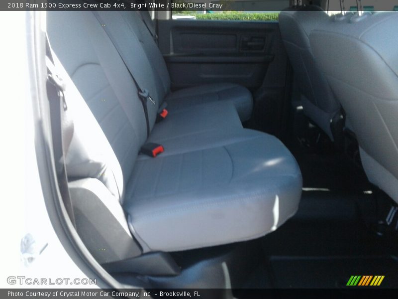 Bright White / Black/Diesel Gray 2018 Ram 1500 Express Crew Cab 4x4