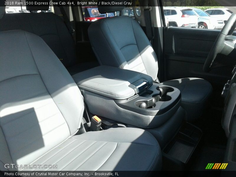 Bright White / Black/Diesel Gray 2018 Ram 1500 Express Crew Cab 4x4