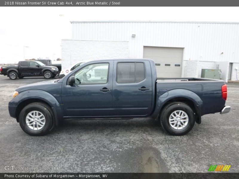  2018 Frontier SV Crew Cab 4x4 Arctic Blue Metallic