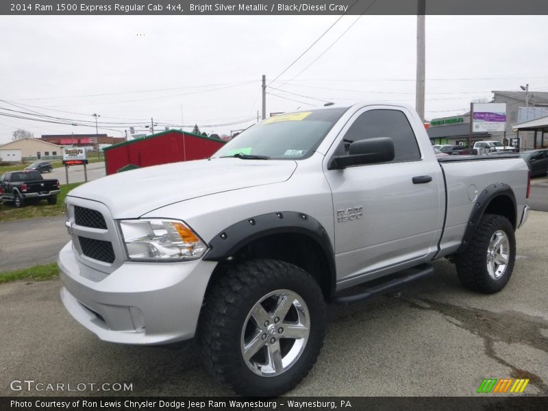 Bright Silver Metallic / Black/Diesel Gray 2014 Ram 1500 Express Regular Cab 4x4