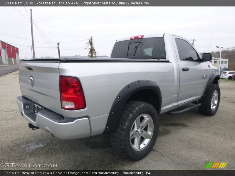 Bright Silver Metallic / Black/Diesel Gray 2014 Ram 1500 Express Regular Cab 4x4