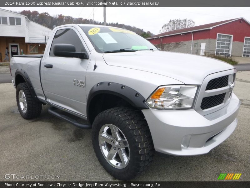 Bright Silver Metallic / Black/Diesel Gray 2014 Ram 1500 Express Regular Cab 4x4