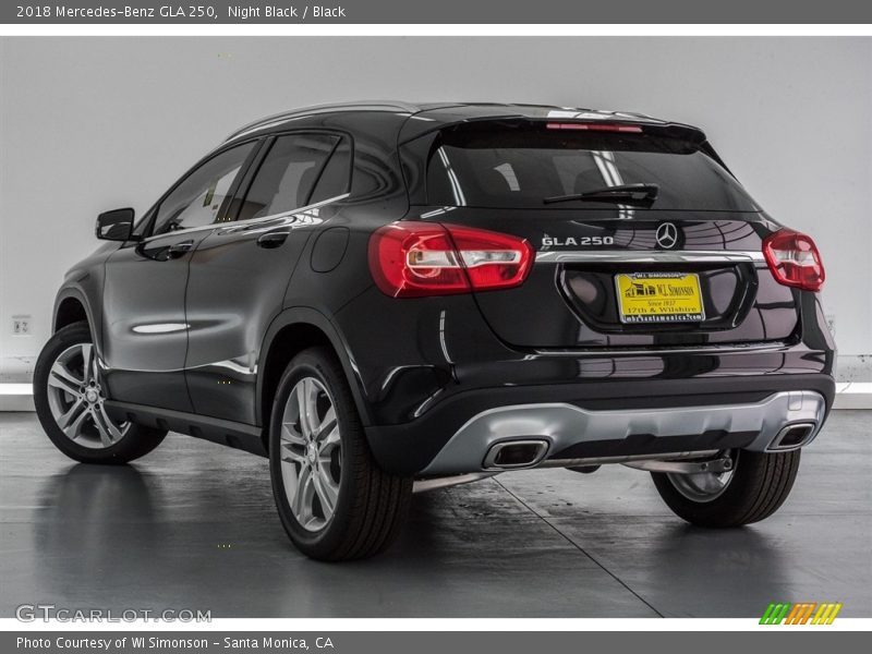 Night Black / Black 2018 Mercedes-Benz GLA 250