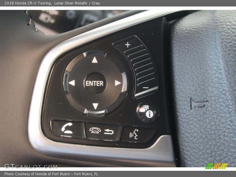 Lunar Silver Metallic / Gray 2018 Honda CR-V Touring