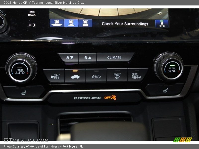 Lunar Silver Metallic / Gray 2018 Honda CR-V Touring