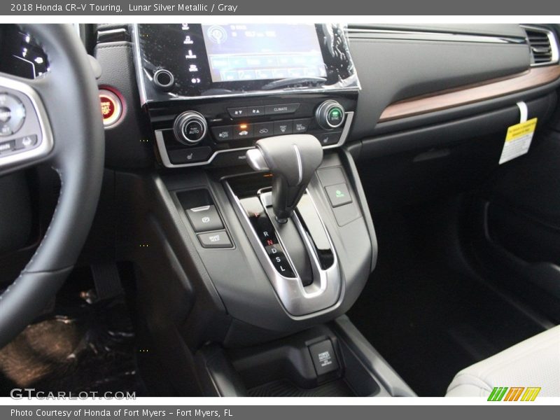 Lunar Silver Metallic / Gray 2018 Honda CR-V Touring